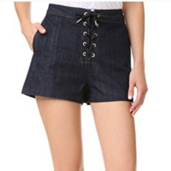 rag & bone Pants - Rag & Bone Lace-Up Shorts, Size 25